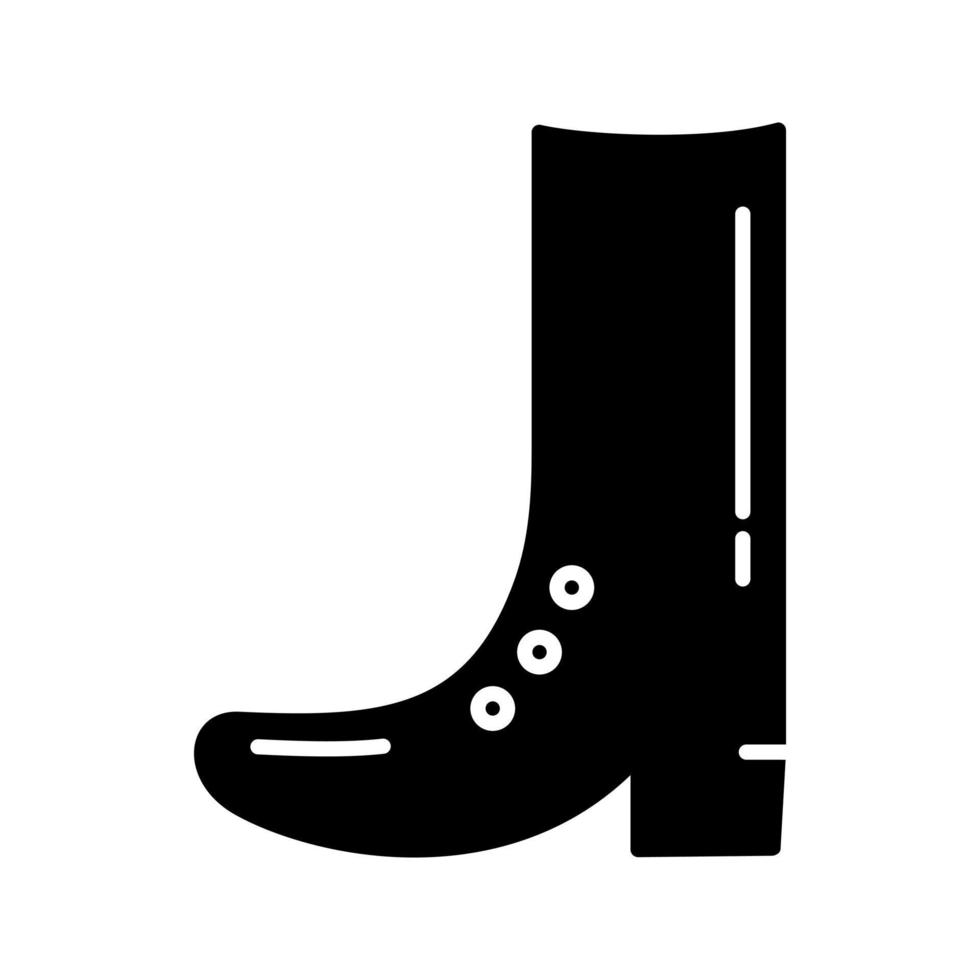 Cowboy Boot Vector Icon 16708126 Vector Art at Vecteezy