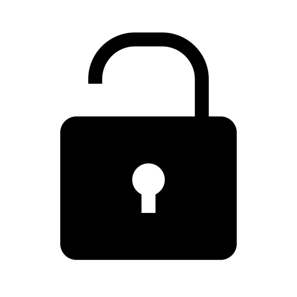 Open Lock Vector Icon