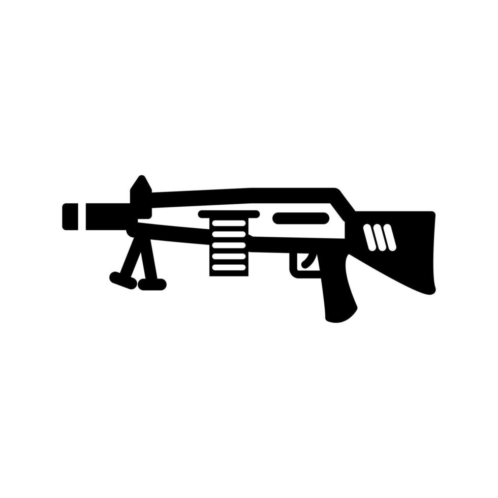 Machine Gun Vector Icon