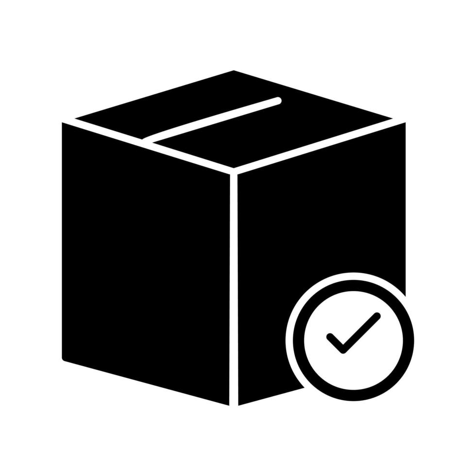 Valid Delivery of Packag Vector Icon