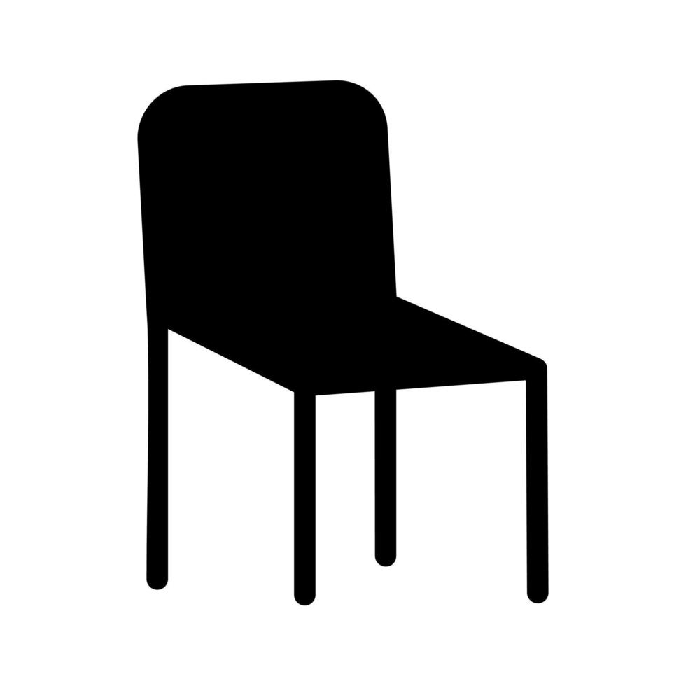 icono de vector de silla