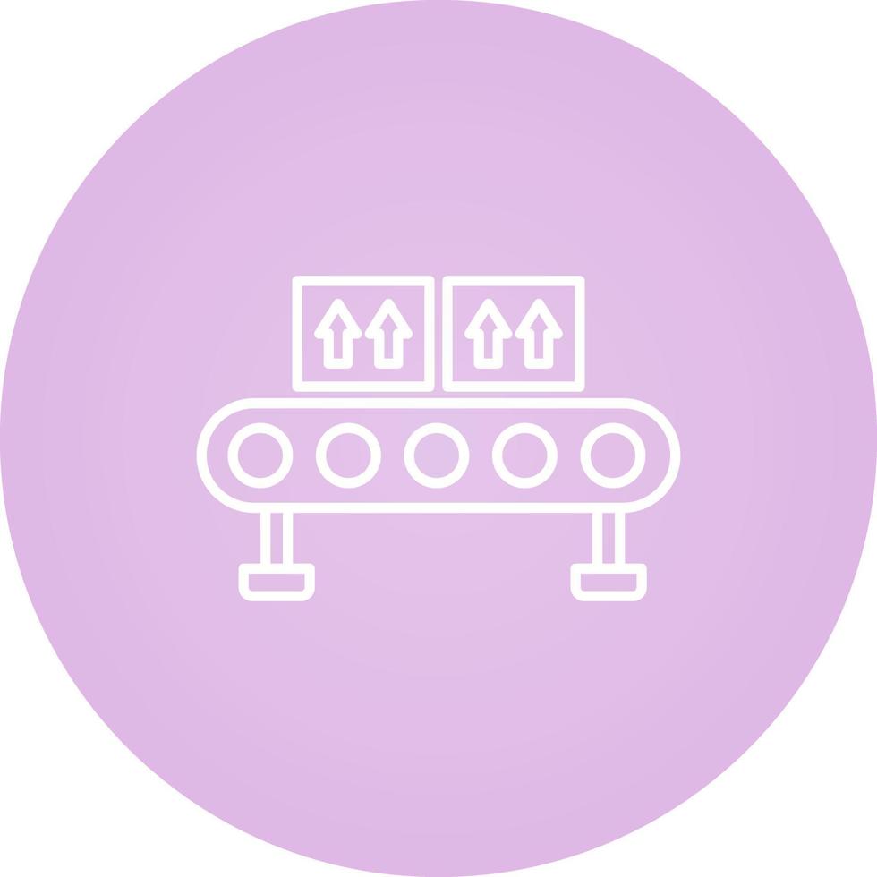 Assembly Line Vector Icon