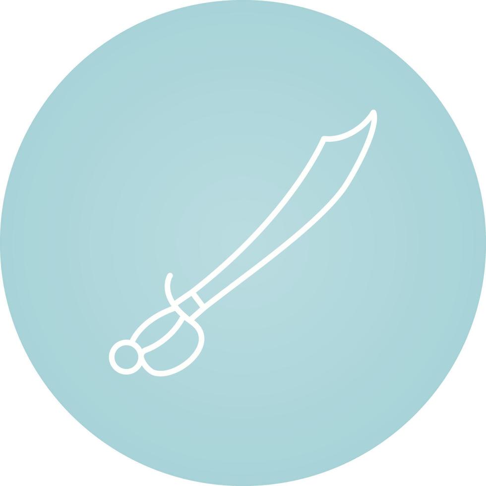 Pirate Sword Vector Icon