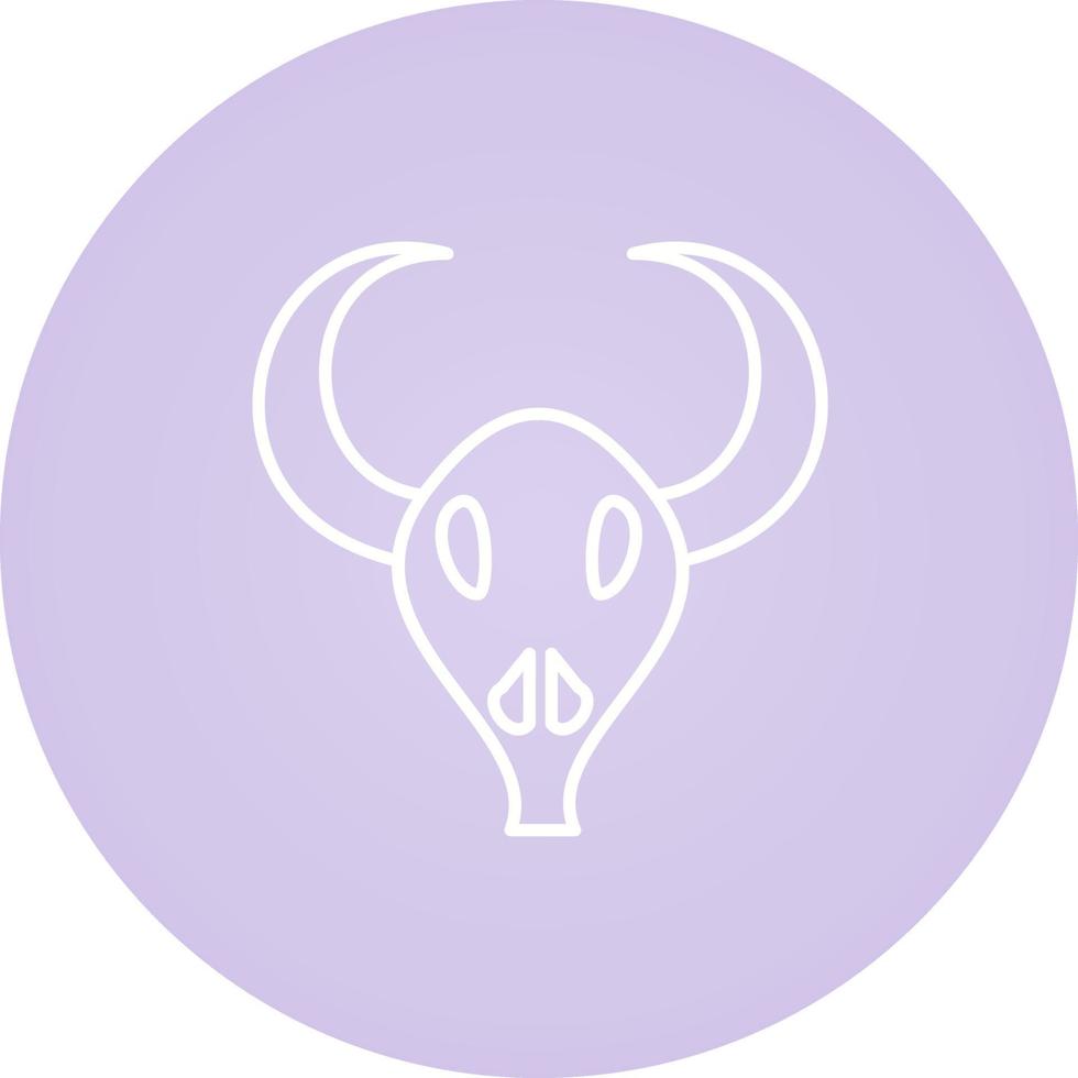 Bull Horns Vector Icon