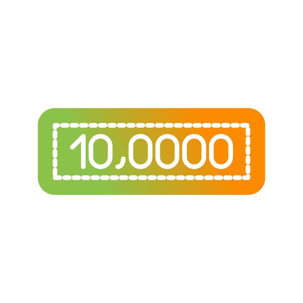 Lottery Glyph Gradient Icon vector