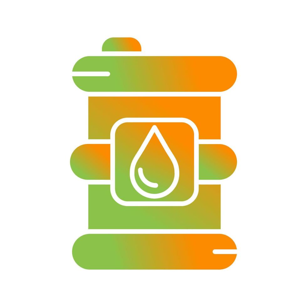 Oil Glyph Gradient Icon vector