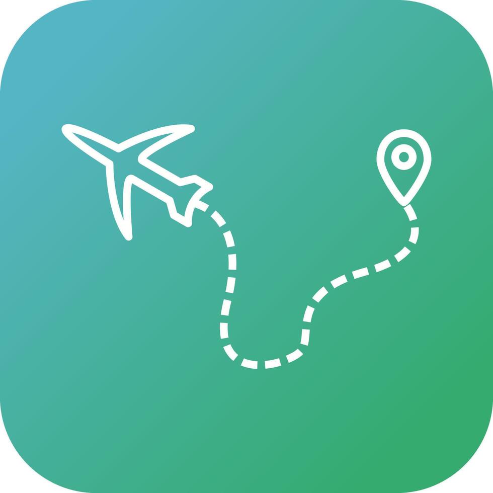 Plane Flying Vector Icon