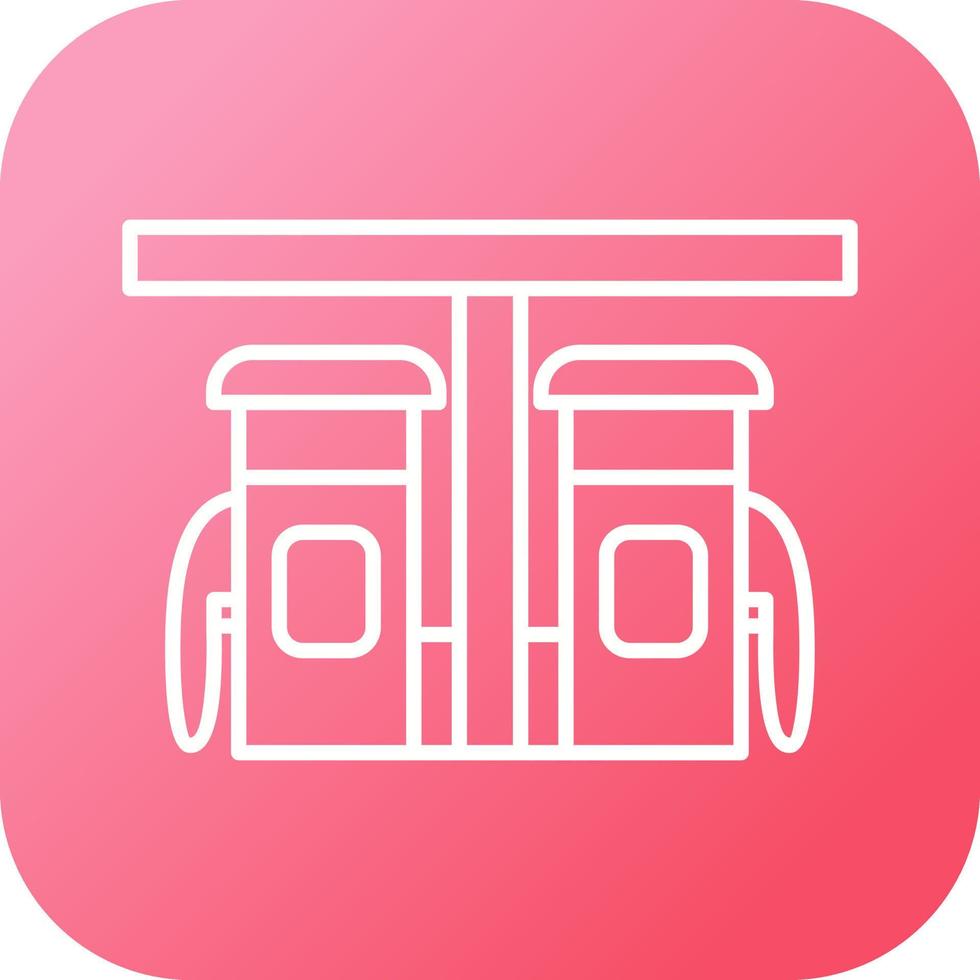 Petrol Station Vector Icon