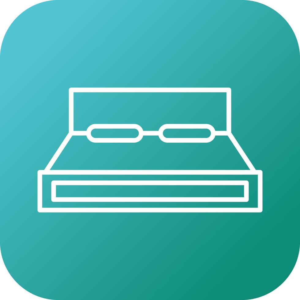 Double Bed Vector Icon