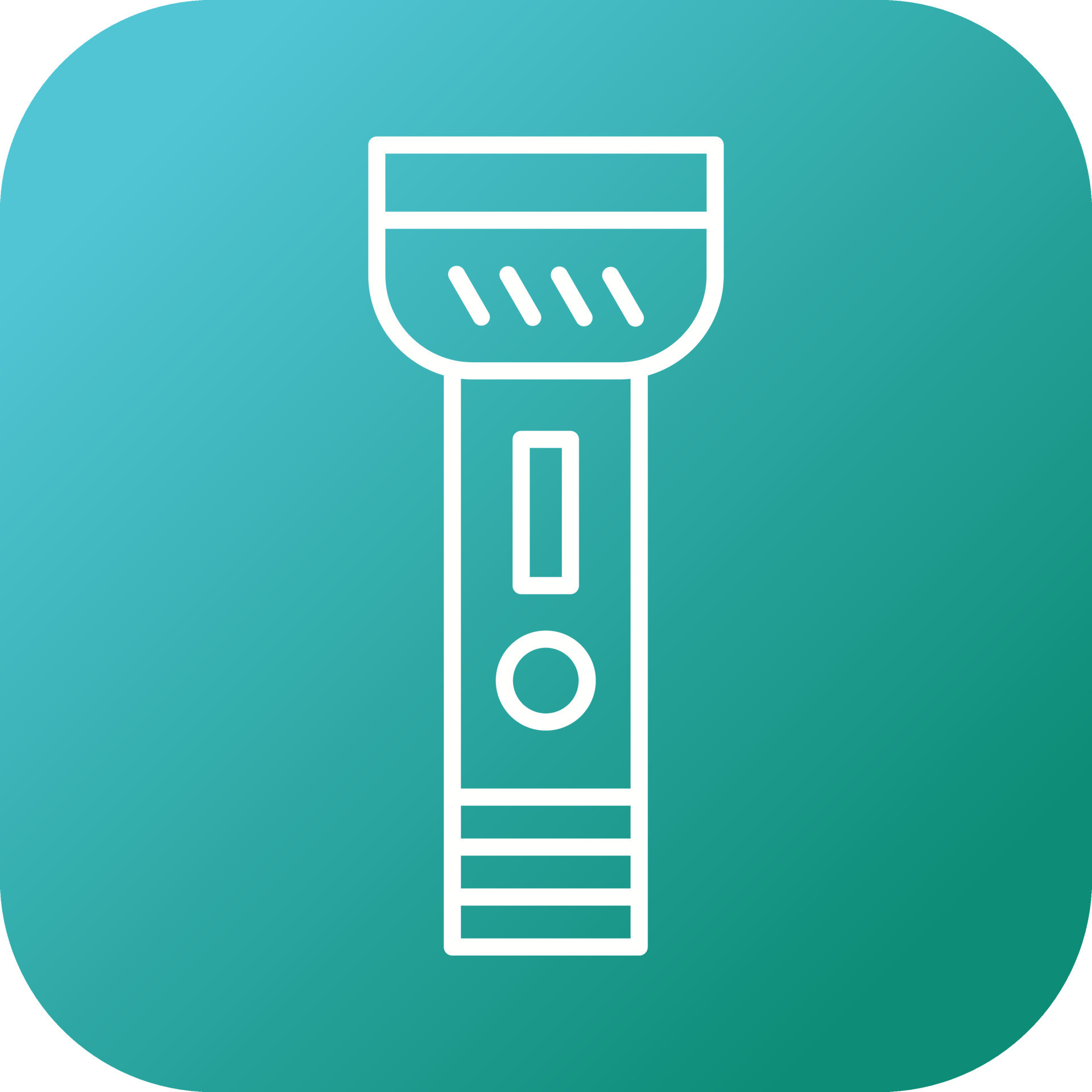 Flashlight Vector Icon 16709256 Vector Art at Vecteezy