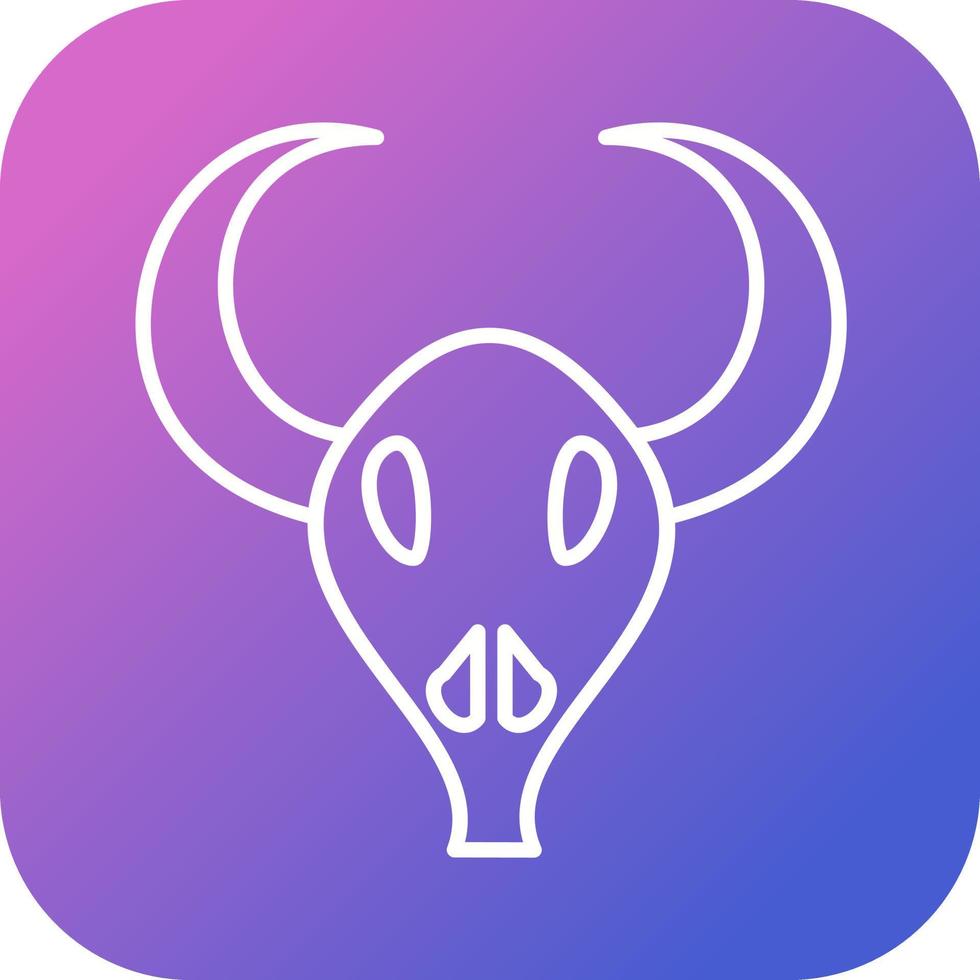 Bull Horns Vector Icon