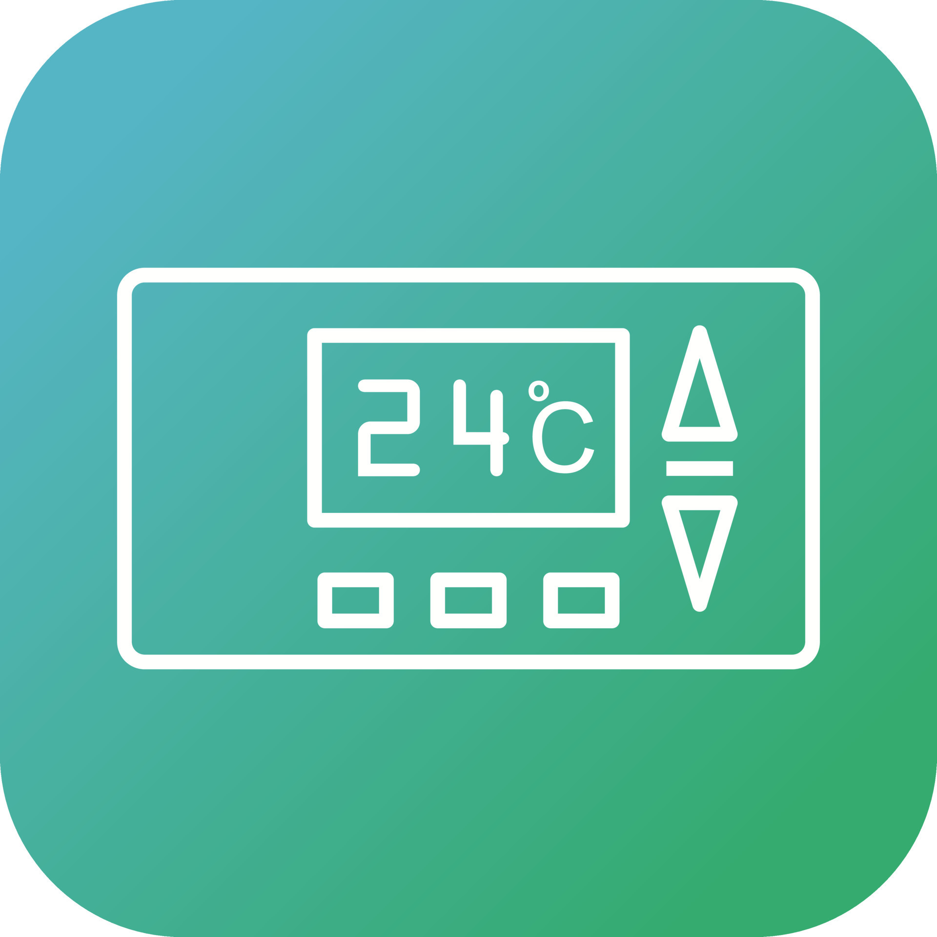 Thermostat Vector Icon 16709324 Vector Art at Vecteezy