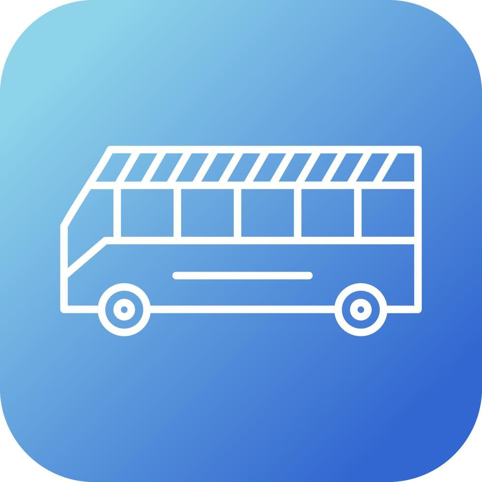 School Bus Vector Icon