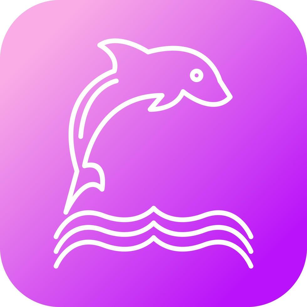 Dolphin Vector Icon