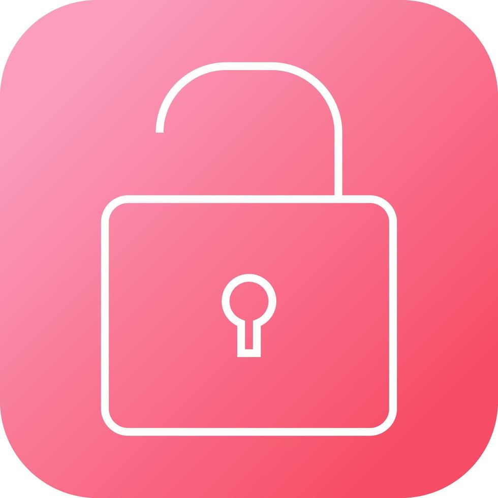 Open Lock Vector Icon