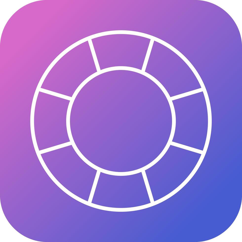 Life Saving Tube Vector Icon
