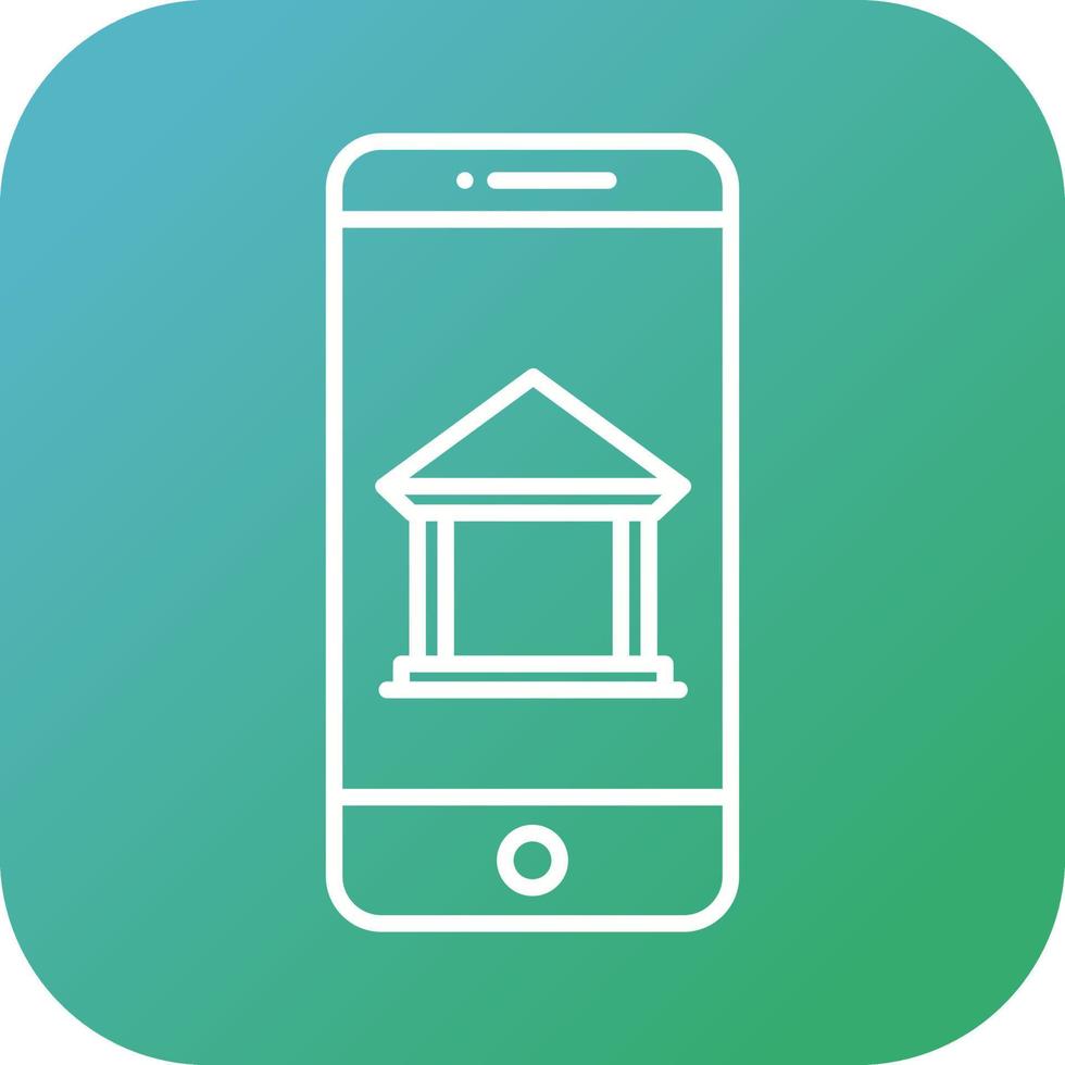 Mobile Banking Vector Icon