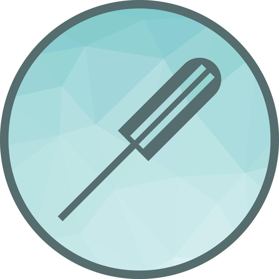 Screw Driver Low Poly Background Icon vector