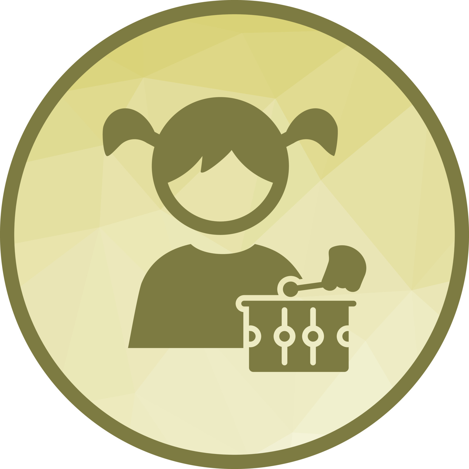 Playing Drums Low Poly Background Icon 16710177 Vector Art at Vecteezy