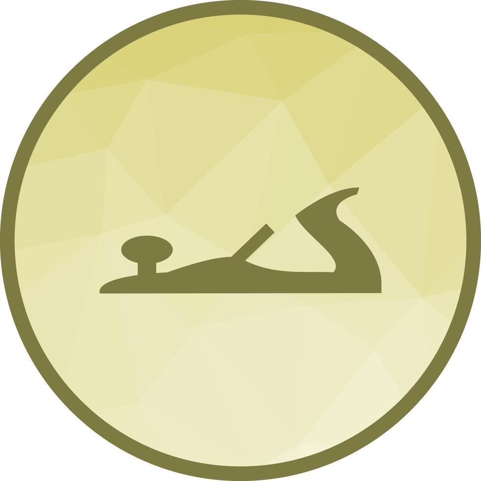 Plane Low Poly Background Icon vector