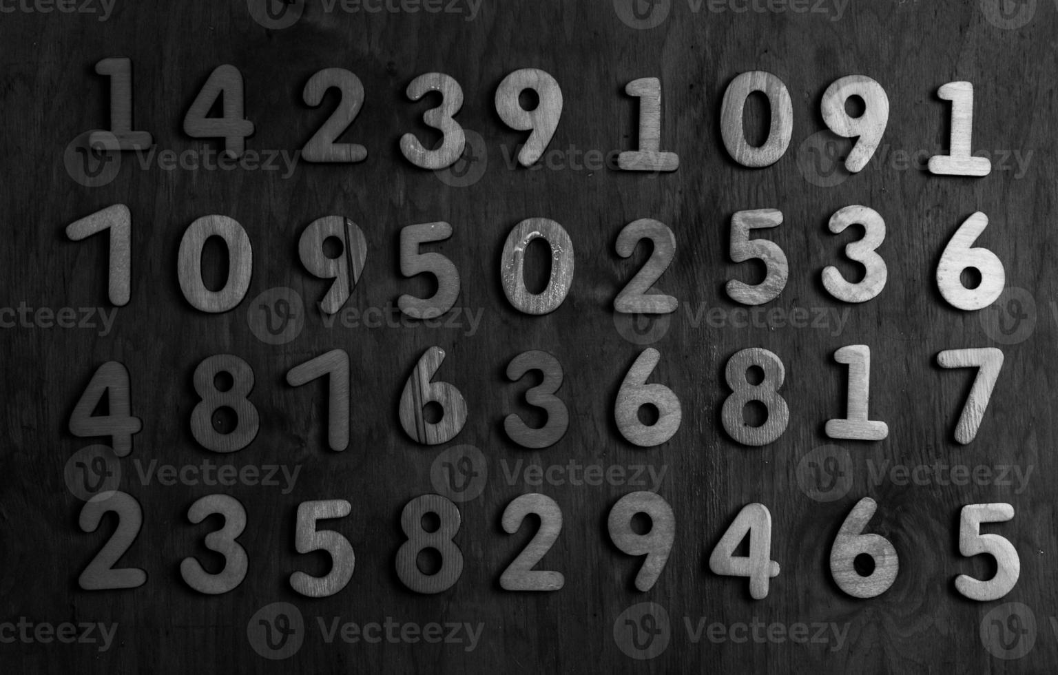 Background of numbers. from zero to nine. Numbers texture. Finance data concept. Mathematic. Seamless pattern with numbers. financial crisis concept. Business success. photo