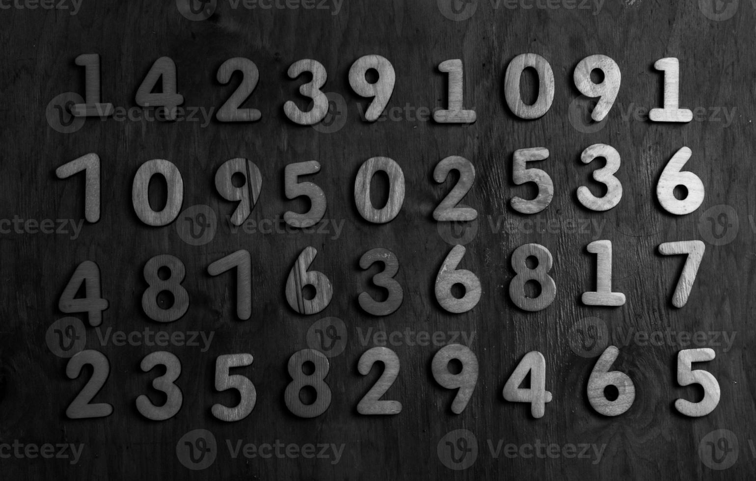Background of numbers. from zero to nine. Numbers texture. Finance data concept. Mathematic. Seamless pattern with numbers. financial crisis concept. Business success. photo