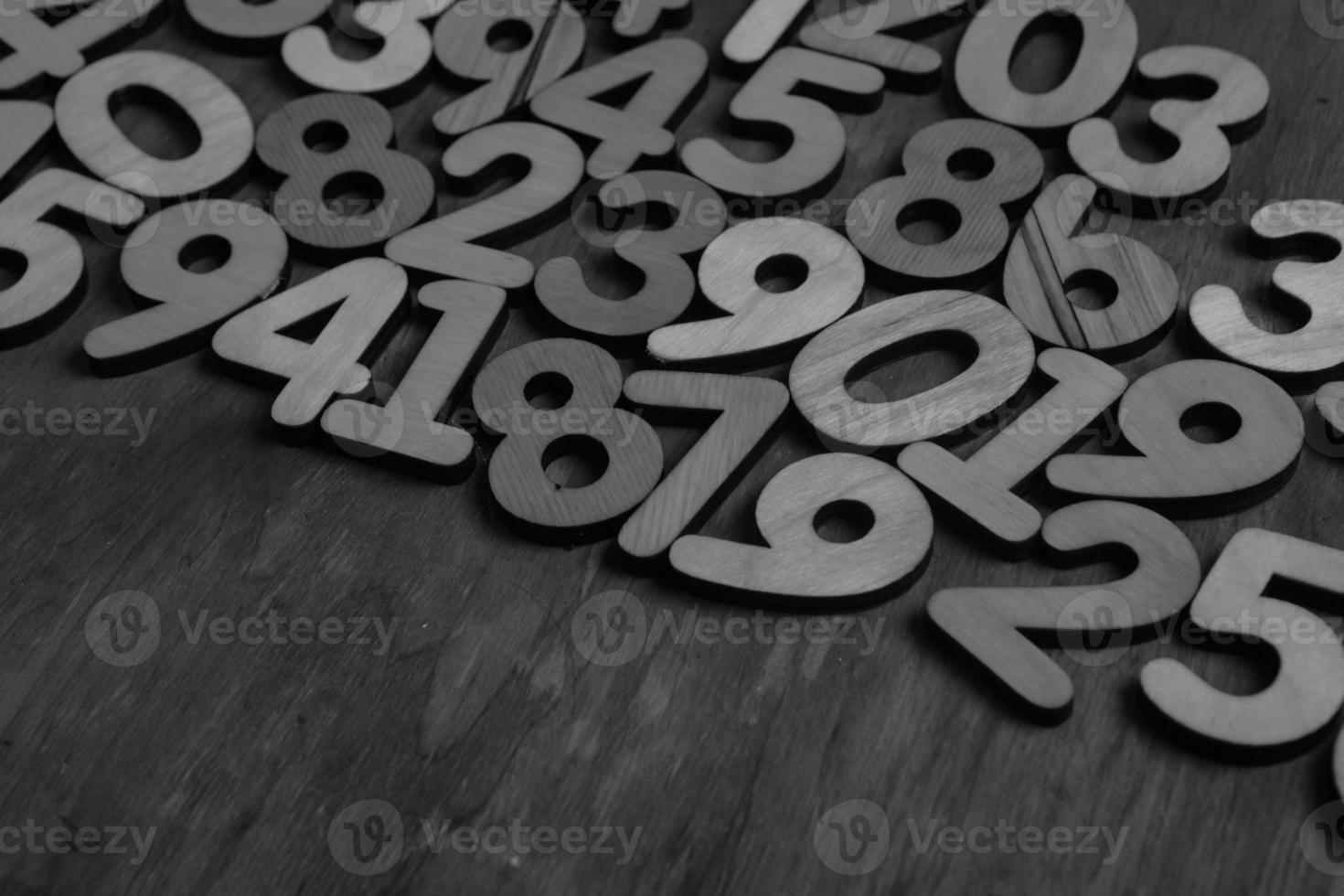 Background of numbers. from zero to nine. Numbers texture. Finance data concept. Mathematic. Seamless pattern with numbers. financial crisis concept. Business success. photo