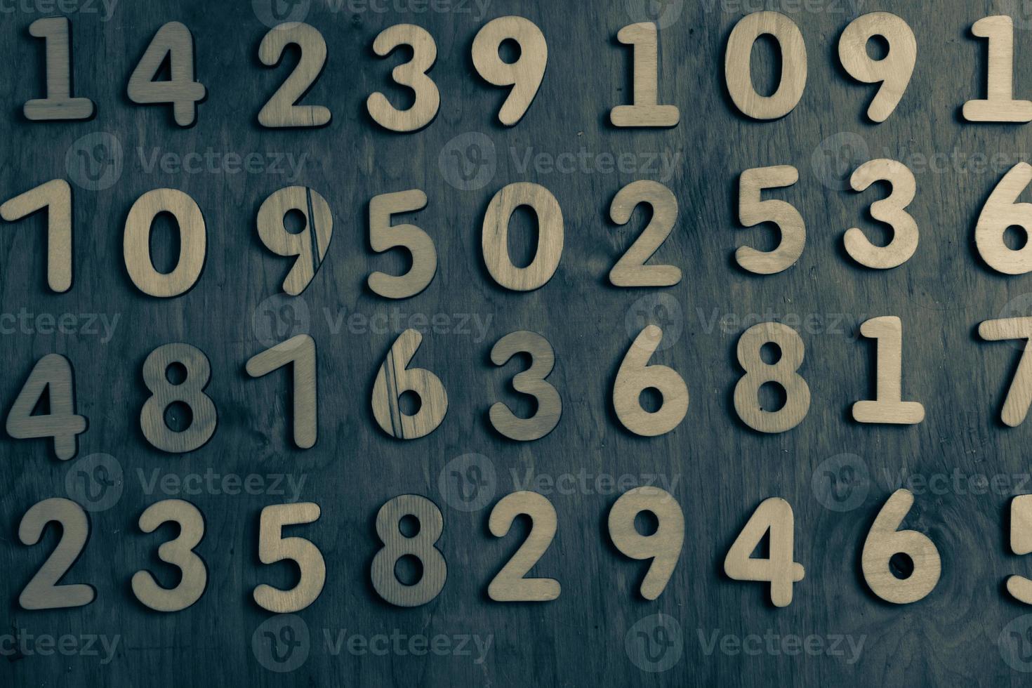 Background of numbers. from zero to nine. Numbers texture. Finance data concept. Mathematic. Seamless pattern with numbers. financial crisis concept. Business success. photo