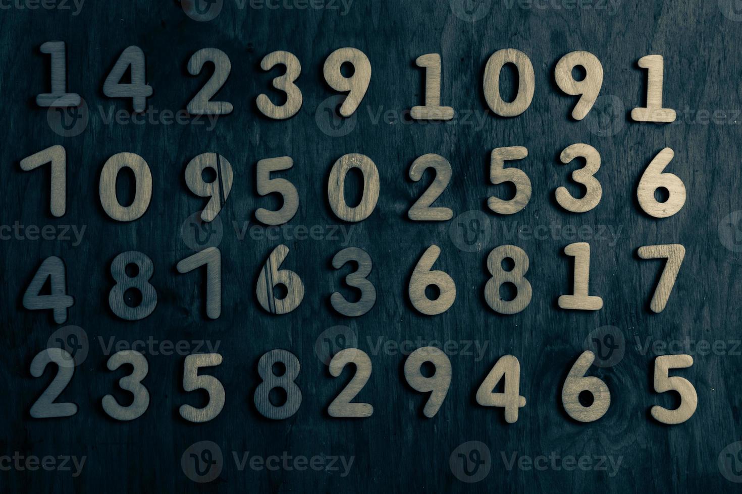 Background of numbers. from zero to nine. Numbers texture. Finance data concept. Mathematic. Seamless pattern with numbers. financial crisis concept. Business success. photo
