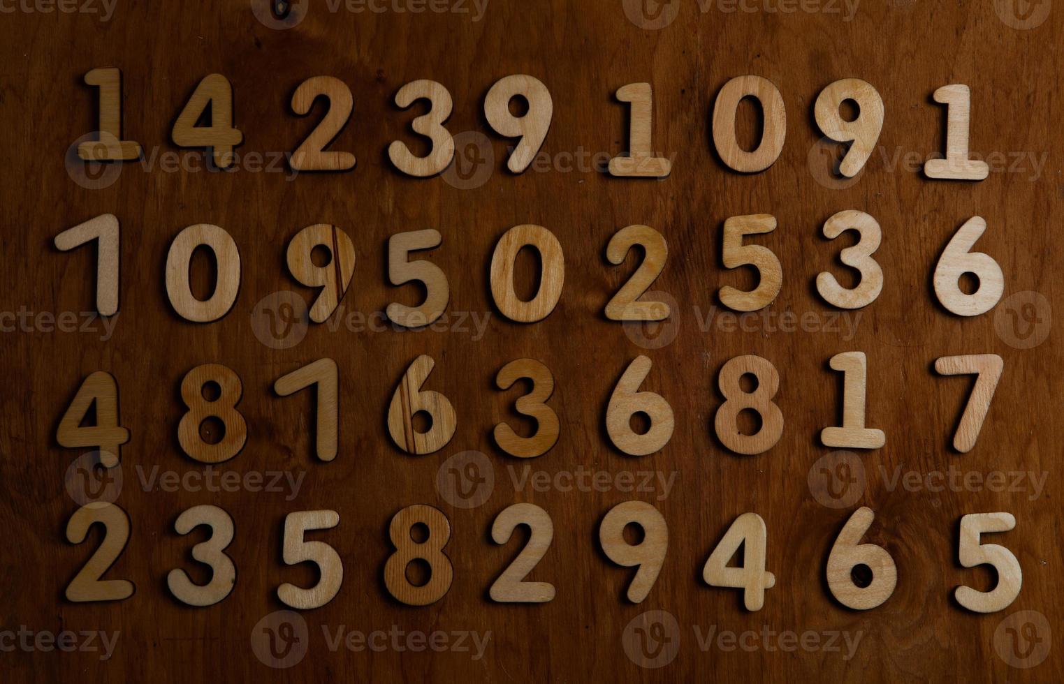 Background of numbers. from zero to nine. Numbers texture. Finance data concept. Mathematic. Seamless pattern with numbers. financial crisis concept. Business success. photo