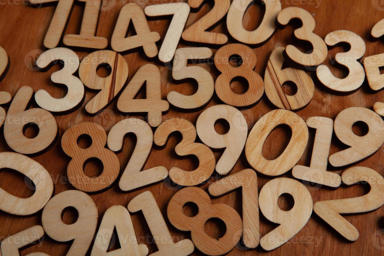 Background of numbers. from zero to nine. Numbers texture. Finance data concept. Mathematic. Seamless pattern with numbers. financial crisis concept. Business success. photo