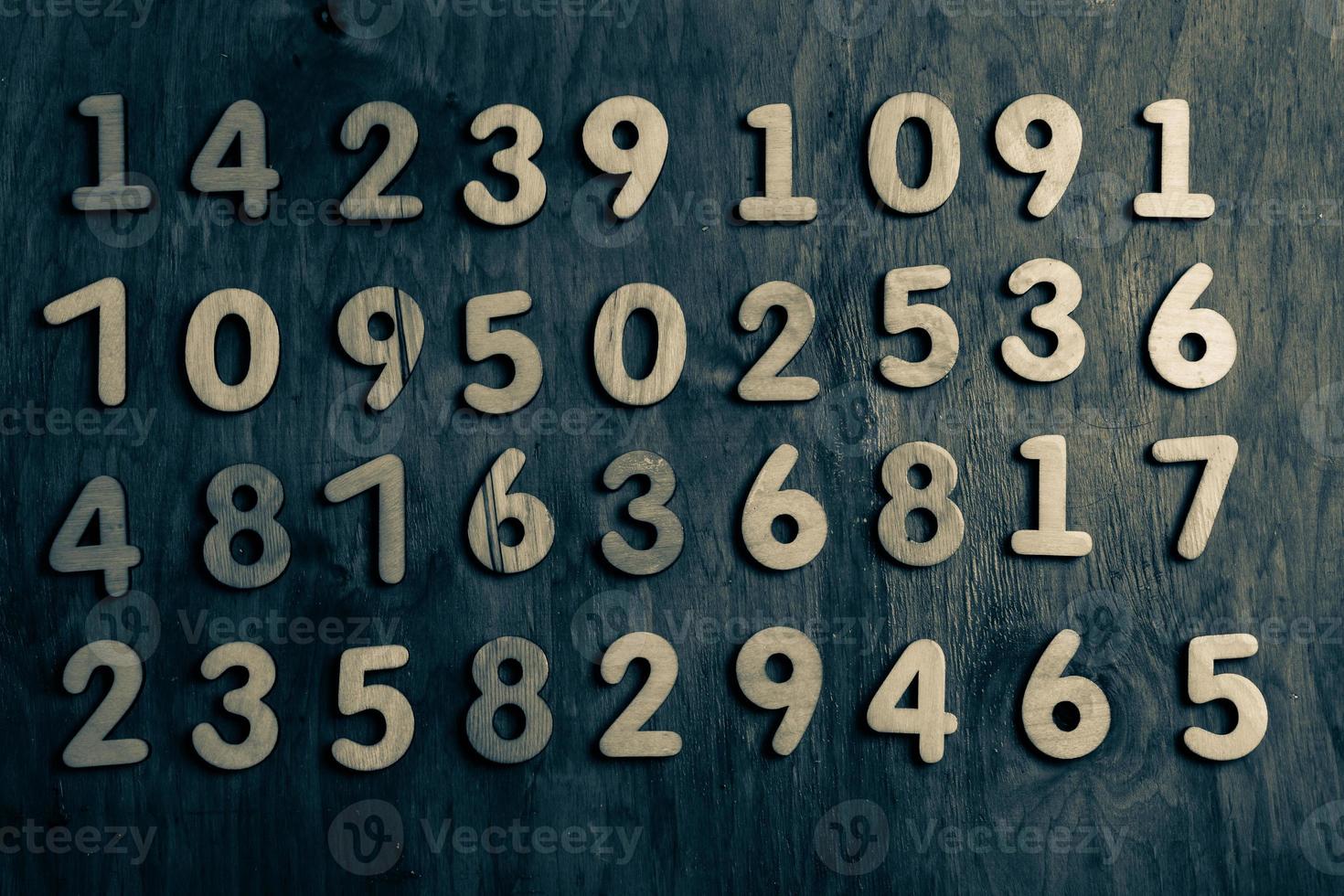 Background of numbers. from zero to nine. Numbers texture. Finance data concept. Mathematic. Seamless pattern with numbers. financial crisis concept. Business success. photo