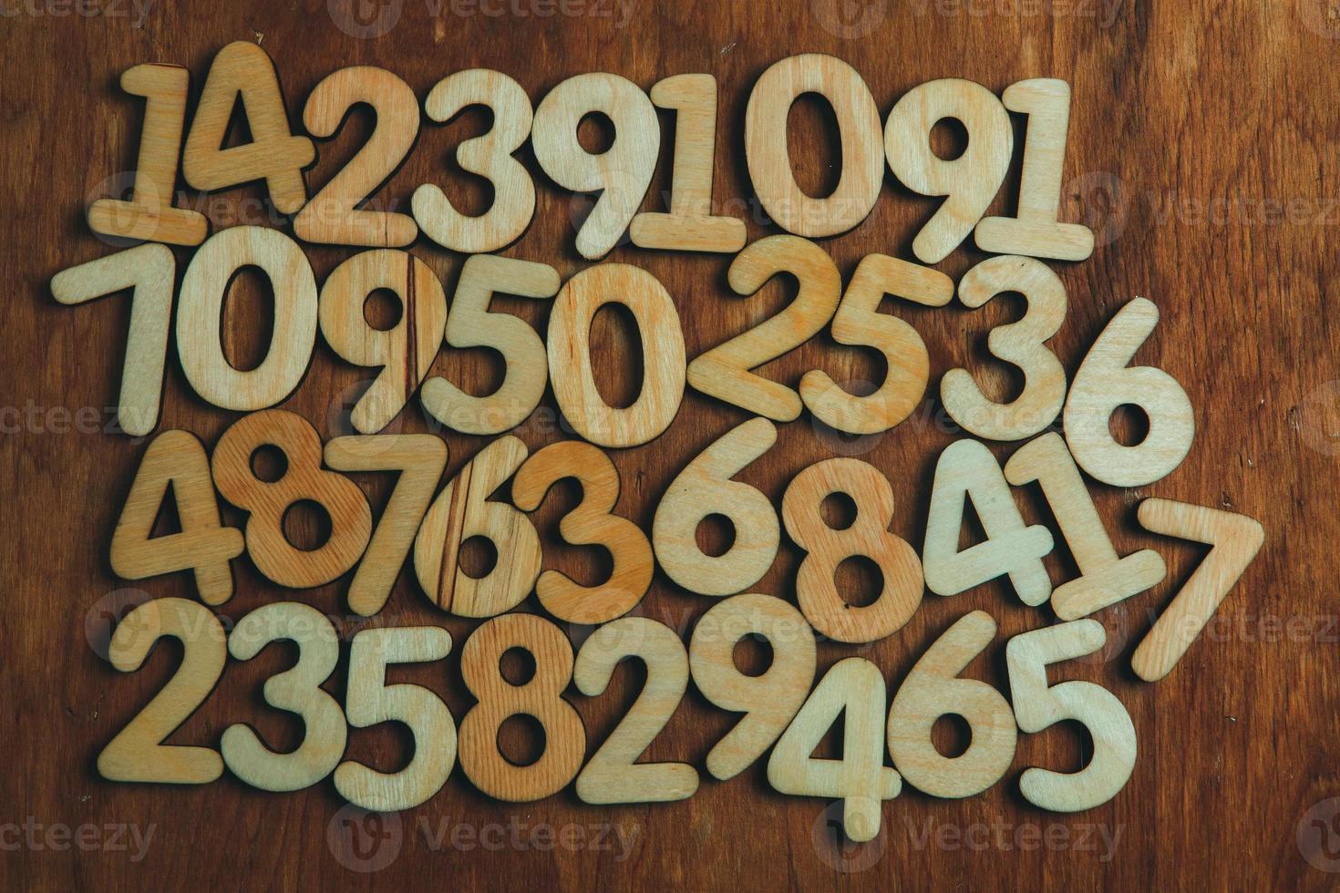 Background of numbers. from zero to nine. Numbers texture. Finance data concept. Mathematic. Seamless pattern with numbers. financial crisis concept. Business success. photo