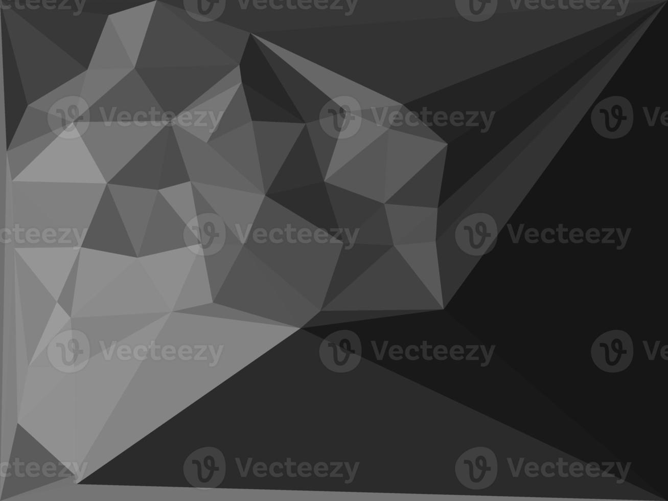 Black and white polygonal pattern Abstract geometric background Triangular mosaic, perfect for, mobile, app, advertisement, social media photo