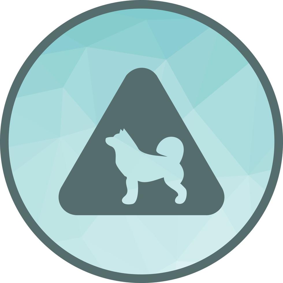 Animal sign II Low Poly Background Icon vector