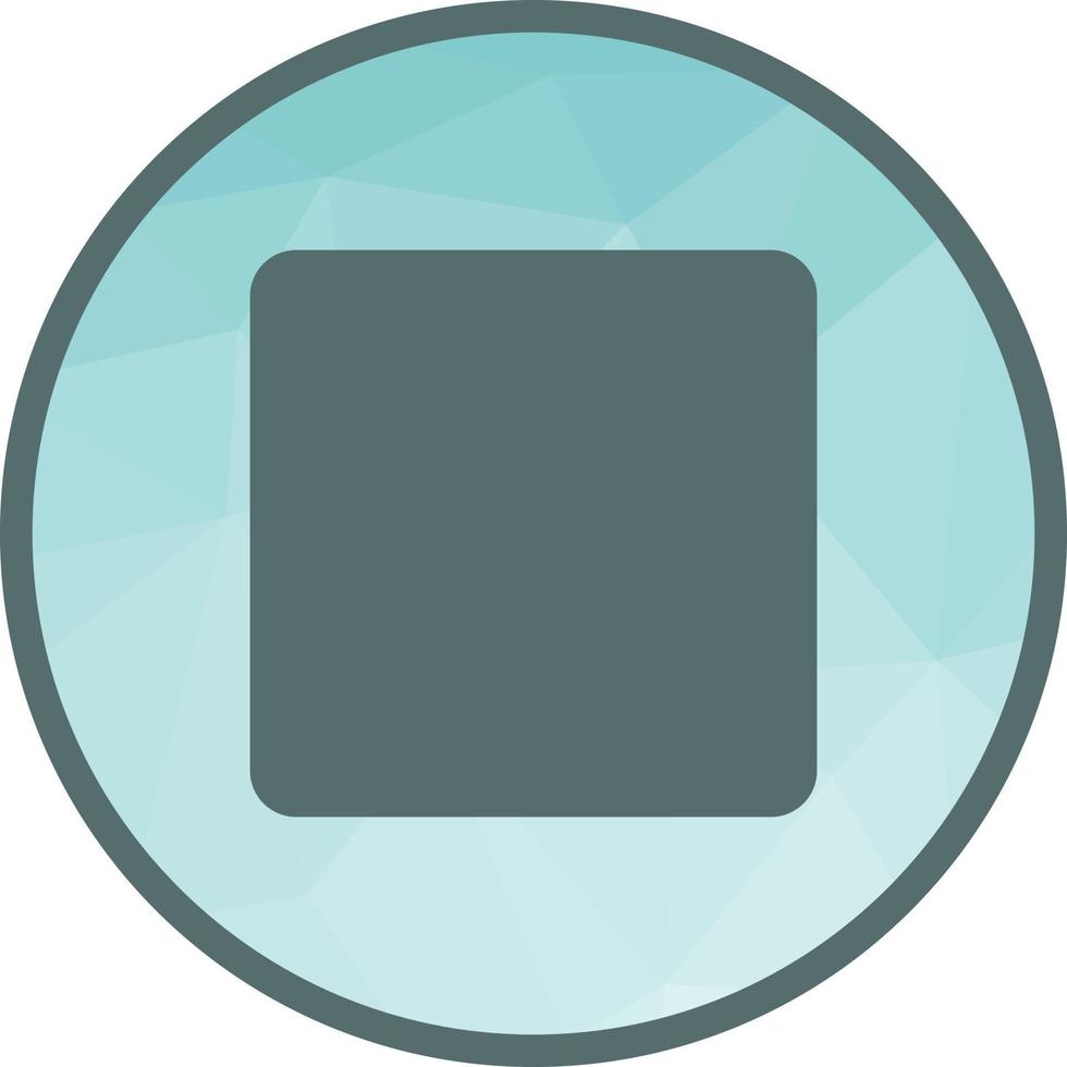 Stop Low Poly Background Icon vector
