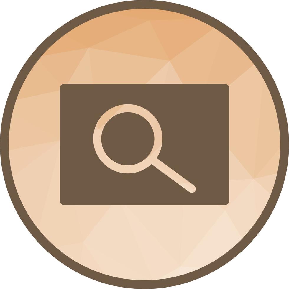 Browser Low Poly Background Icon vector