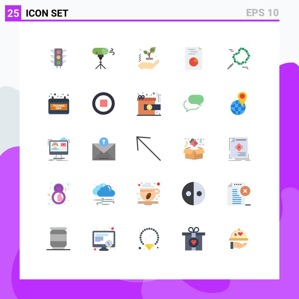 Stock Vector Icon Pack of 25 Line Signs and Symbols for calendar pray hand bead hands Editable Vector Design Elements