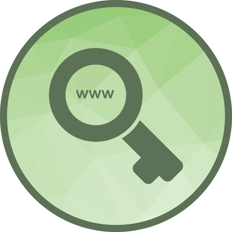 Internet Optimization Low Poly Background Icon vector