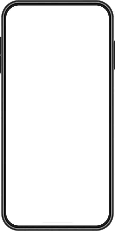 realistische Smartphone-Oberfläche png