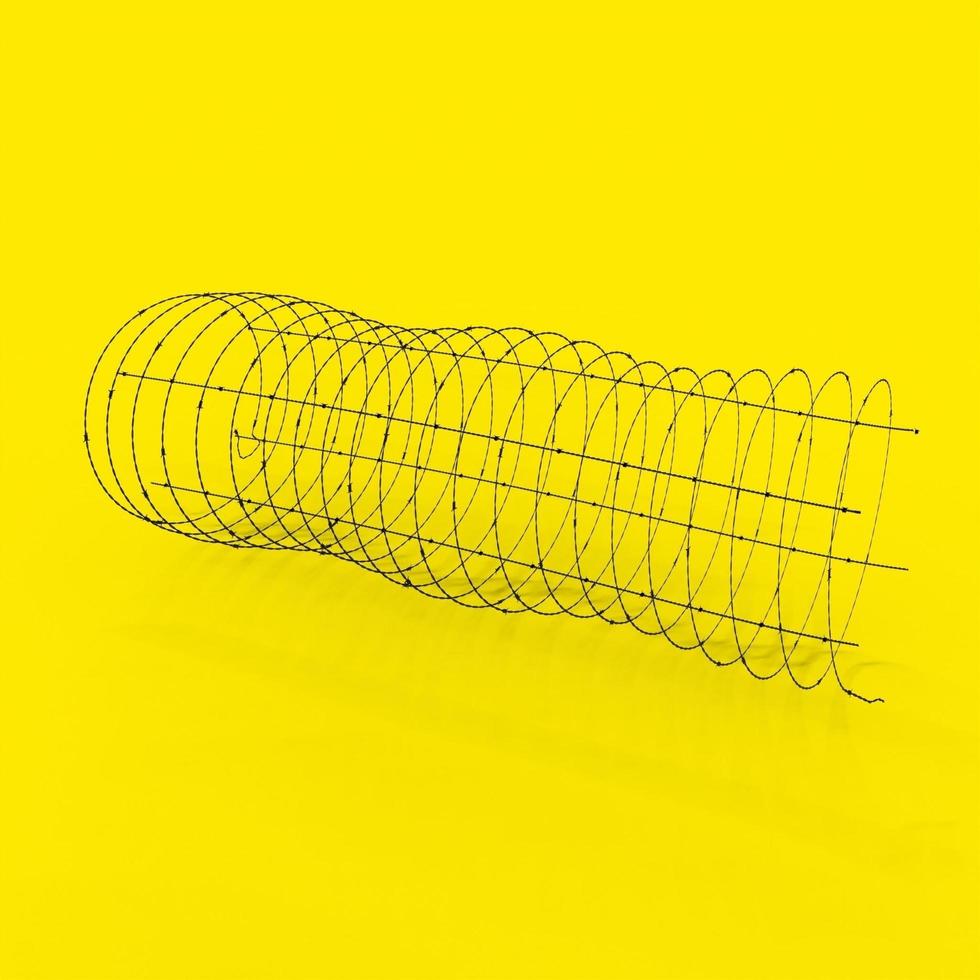 metal wire isolated on background photo