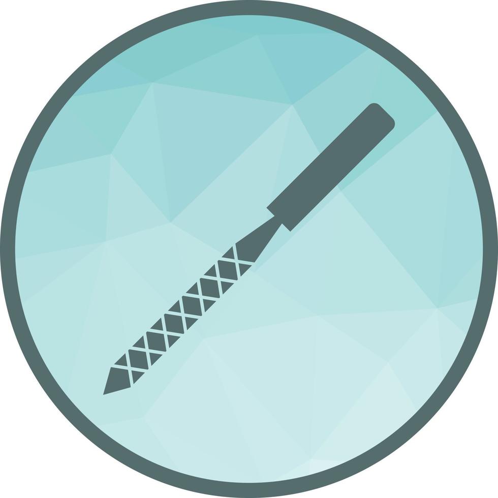Rasp Low Poly Background Icon vector