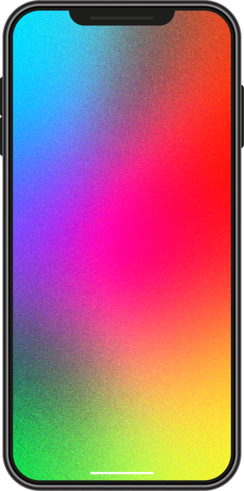 interface smartphone réaliste png