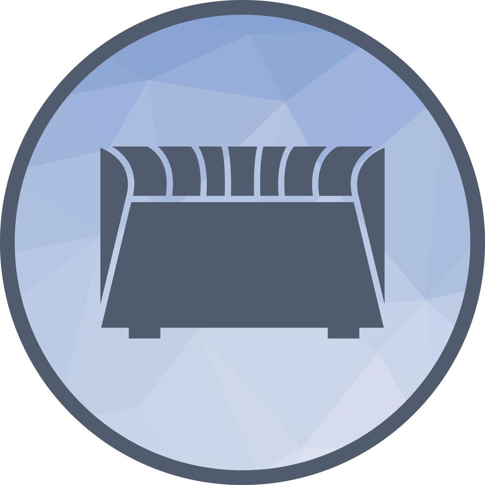 Convection Heater Low Poly Background Icon vector
