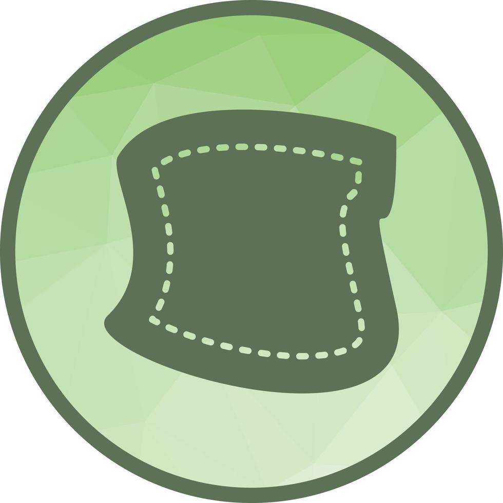 Patch Low Poly Background Icon vector