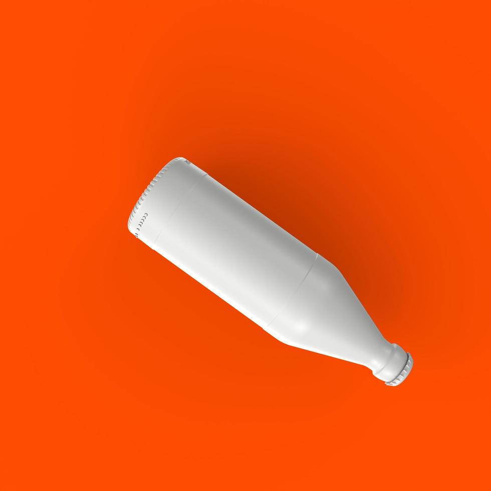 bottle of water isolated photo