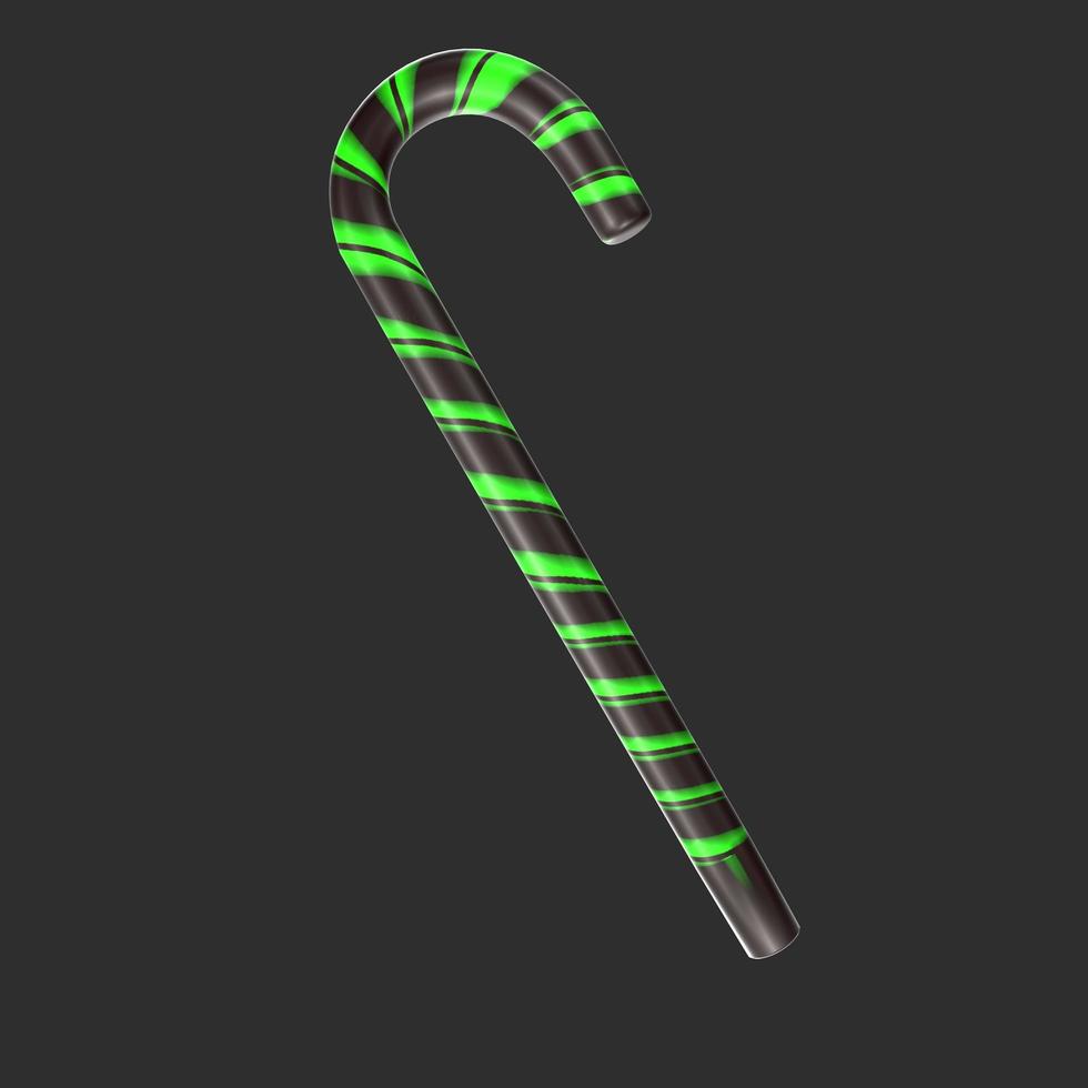 christmas cane isolated on background photo