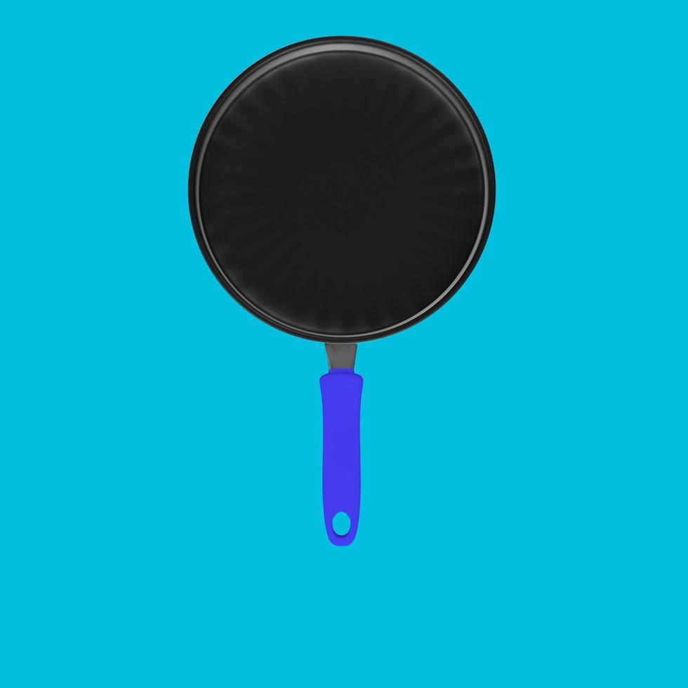 Frying pan isolated on a background photo