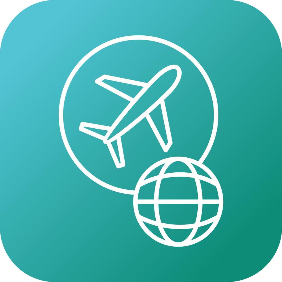 Global Flights Vector Icon