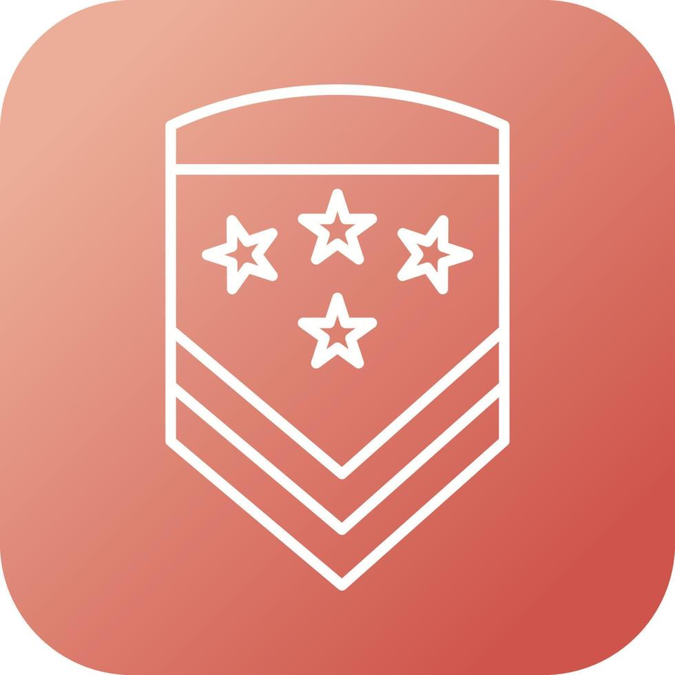 Military Badge Vector Icon